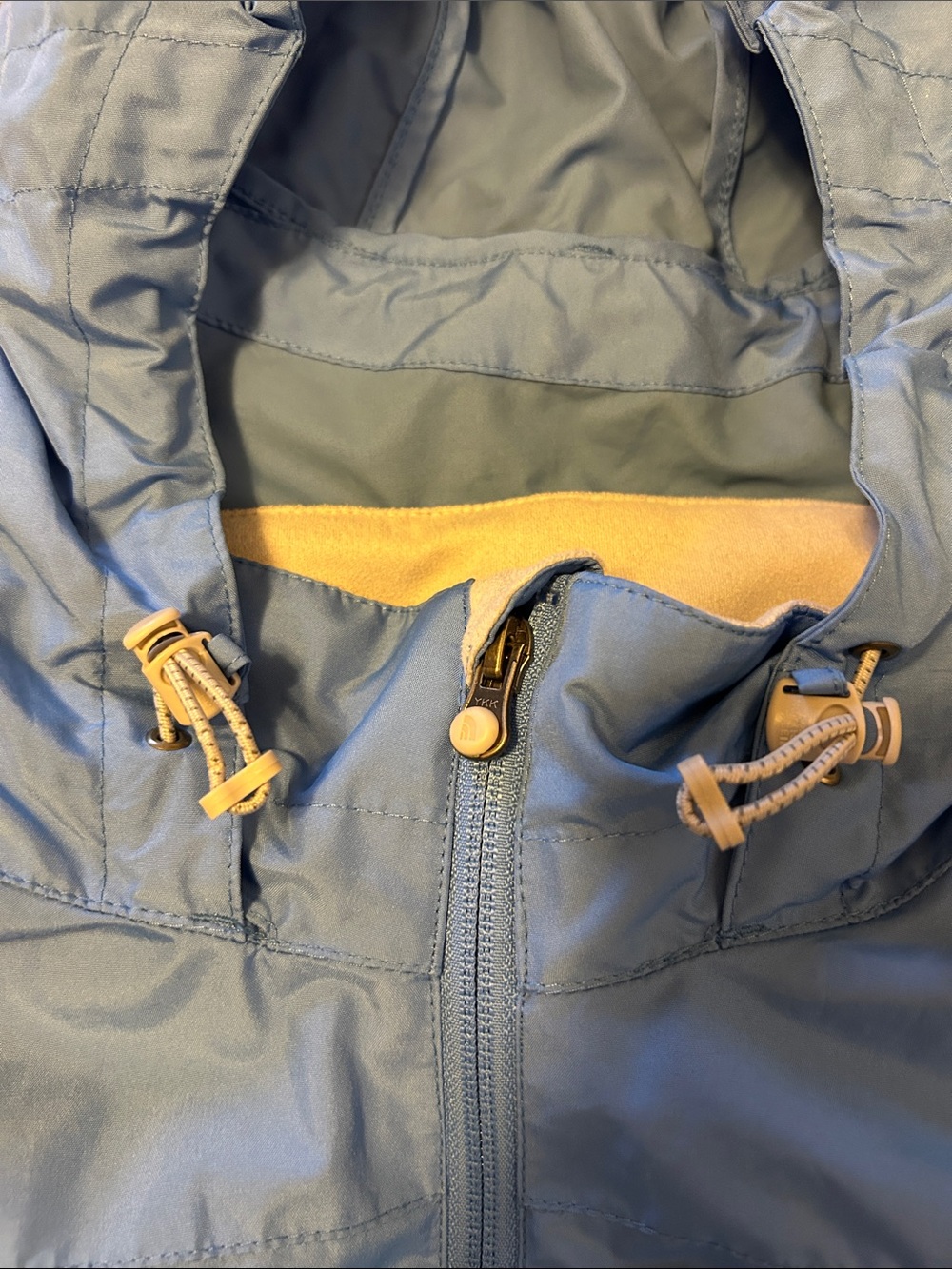 The North Face Slate Blue Hooded Shell Rain Jacket - Picture 4 of 7